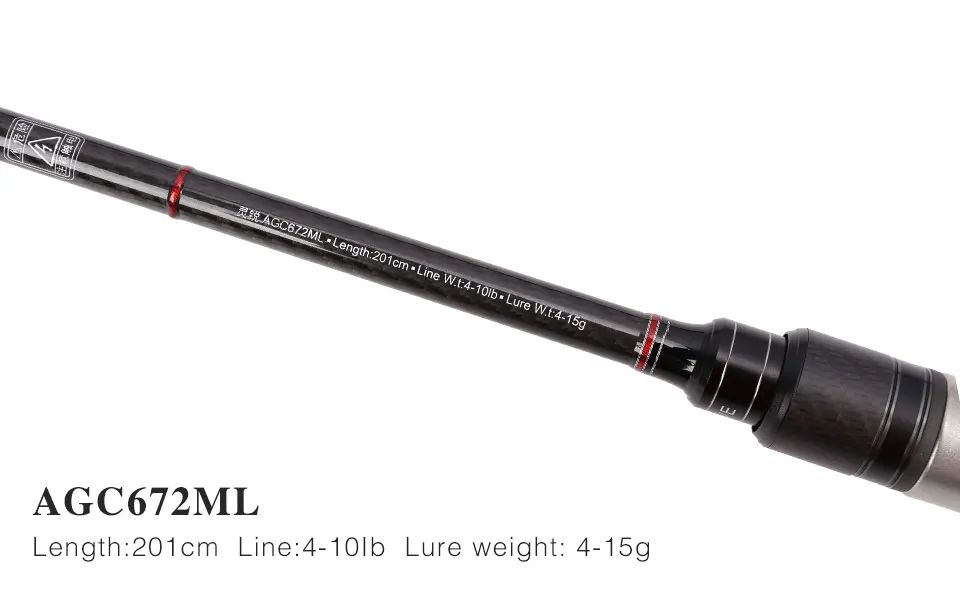 TSURINOYA 1,95 м 2,01 м спиннинг baitcasing Удочка L/ML мощная ручка из углеродного волокна FUJI направляющее кольцо и катушка сиденье Углеродные Удочки
