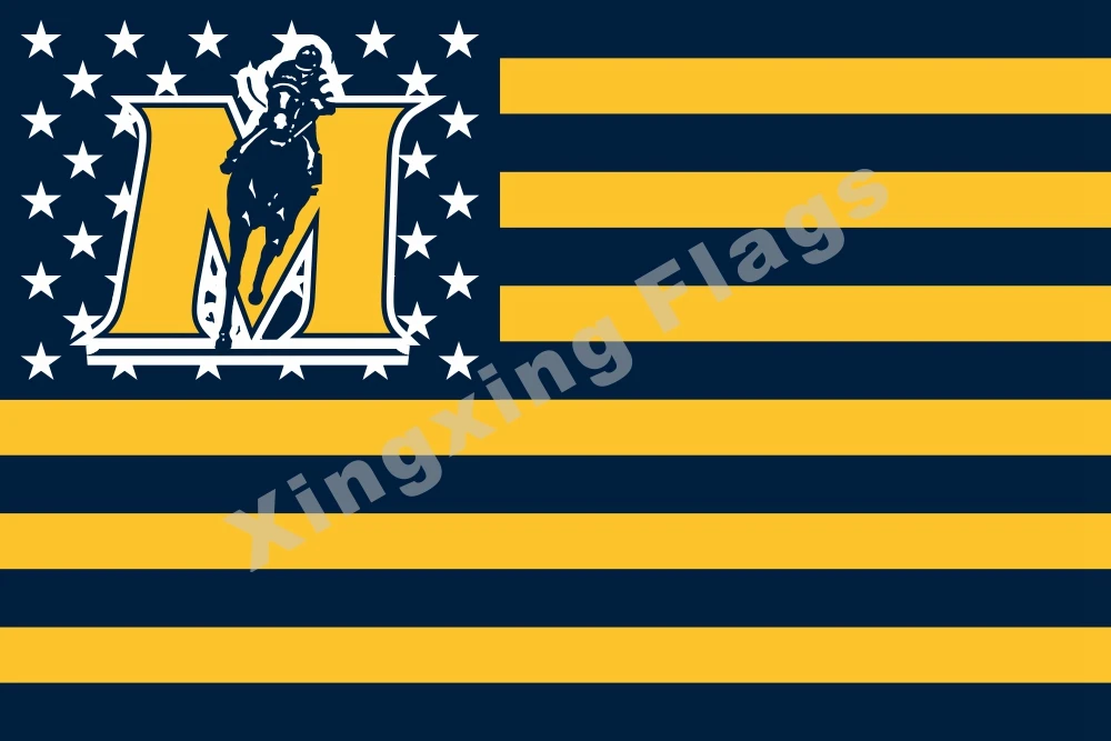 Murray State Racers Nation Flag 3ft X 5ft Polyester Banner Flying Size No.4 90*150cm Custom | Дом и сад