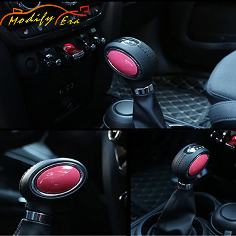 Новинка, ручка переключения передач, чехол-накладка на голову для MINI Cooper F55 F56 F54 F57 F60, наклейки для автомобиля