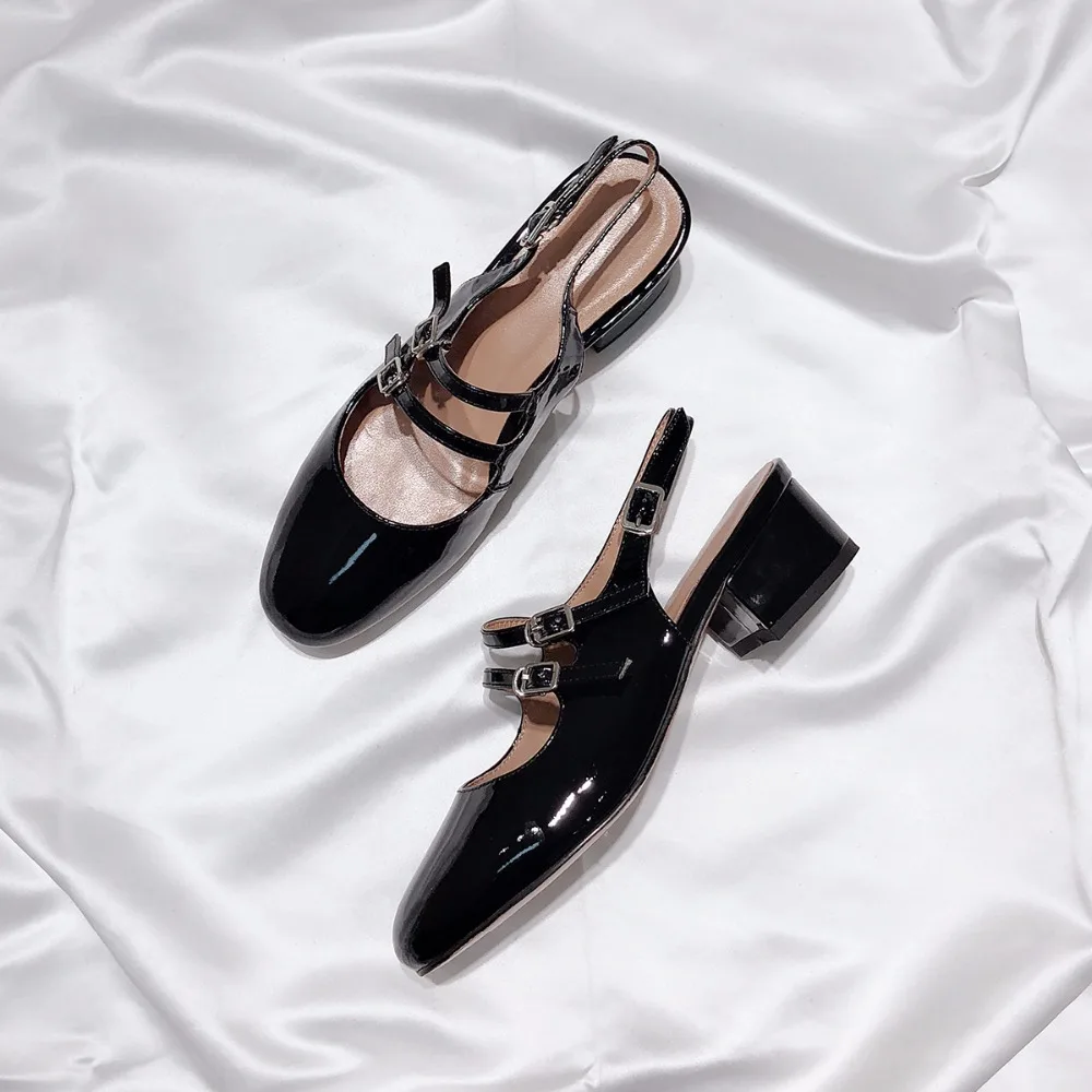 Chic women's buckle strap gladiator sandals 2019 spring summer fashion Mary Janes shoes Women pumps EU35-40 size BY678 | Обувь