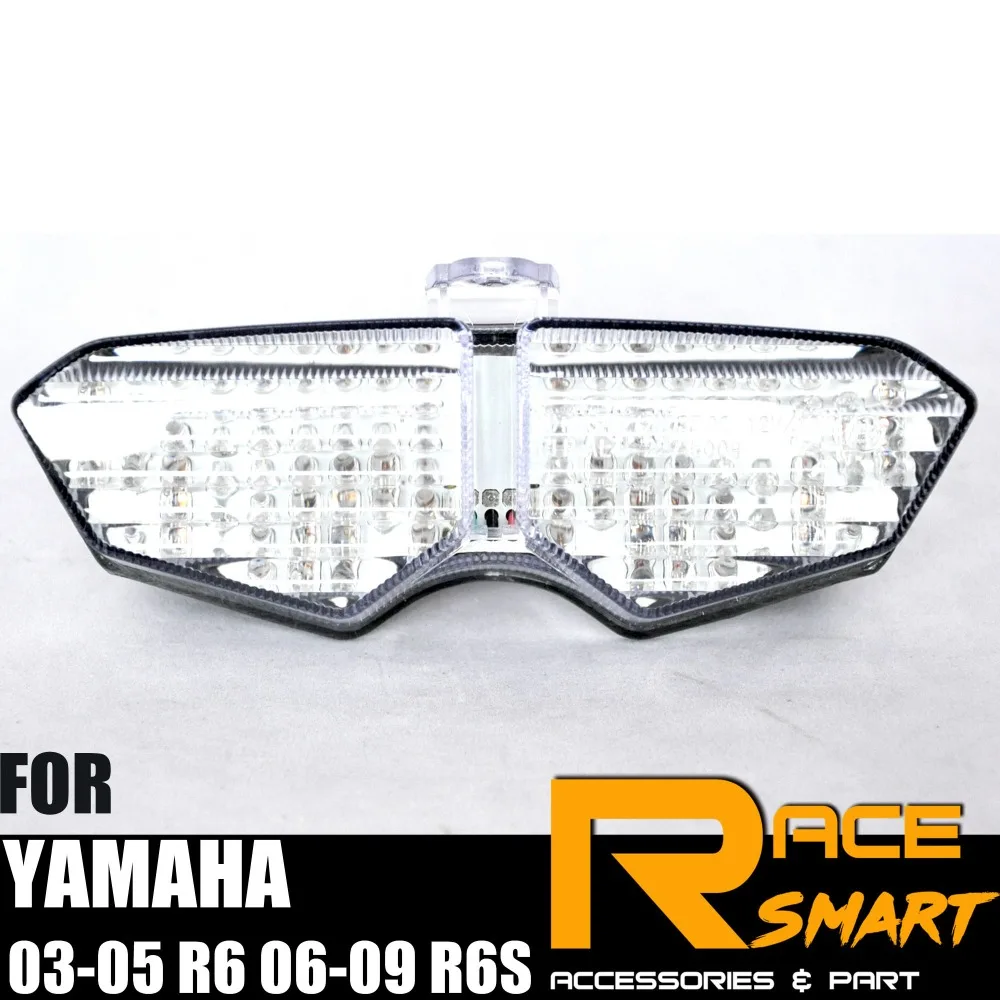 Светодиодный задний стоп-сигнал для мотоцикла фонарь YAMAHA YZF R6 2003-2005 встроенные