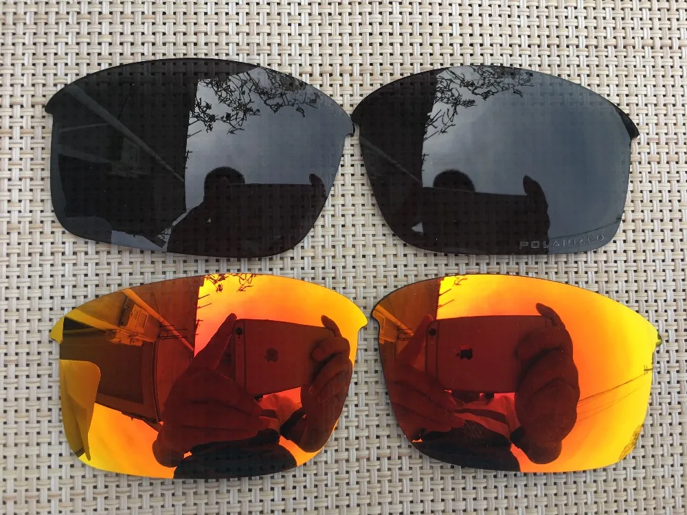 Красные и черные поляризованные Сменные линзы для бутылок Rocket солнцезащитные