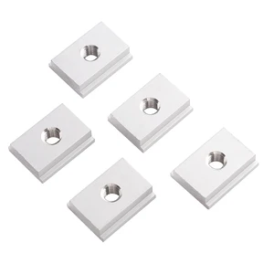 5 шт. M8 t-образный ползунок гайка ходового винта Алюминий сплав Фасонная Т-образная гайка для деревообрабатывающий инструмент приспособлений винт слот набор крепежей горячая распродажа