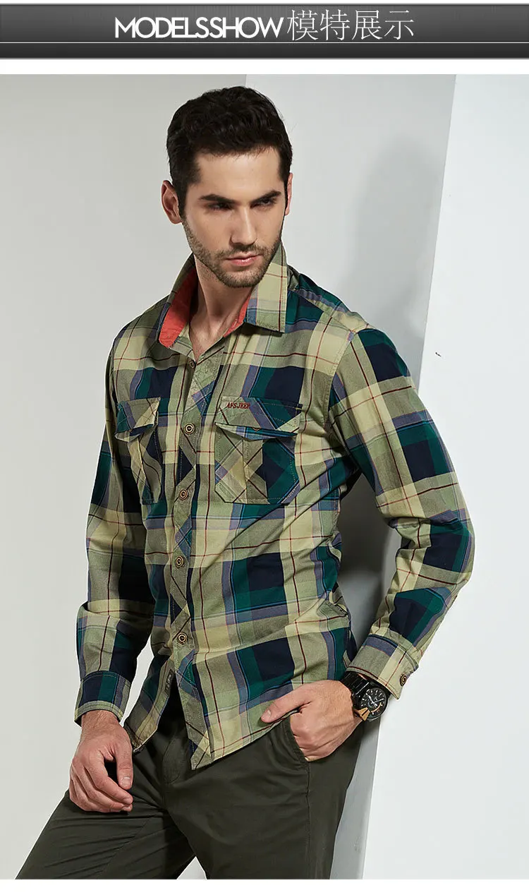 Мужская рубашка хлопок Клетчатая Мужская рубашка плюс размер XXXXL Chemise Homme Camisa Masculina рубашки-милитари топы с длинными рукавами