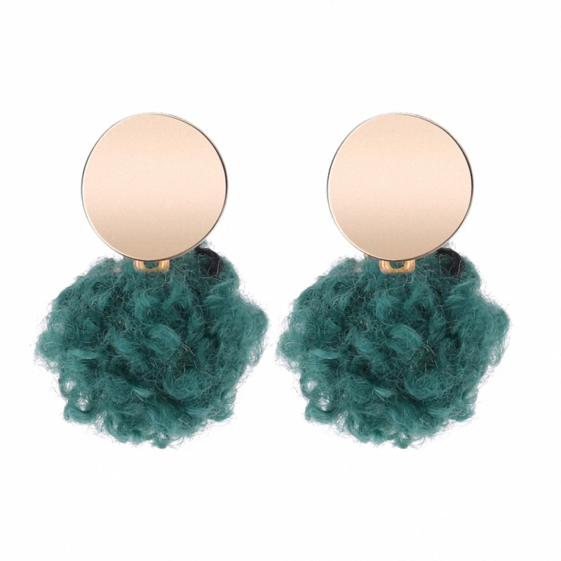 TONGKWOK Bohemia Exaggeration Dangle Earrings For Women Silk Thread Tassel Metal Long Chandelier #134081 | Украшения и аксессуары