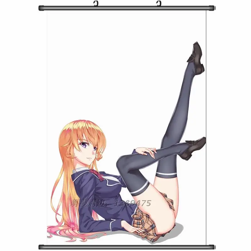 Японское аниме Shokugeki no Soma Nakiri erina & Yukihira souma Alice домашний Декор настенный