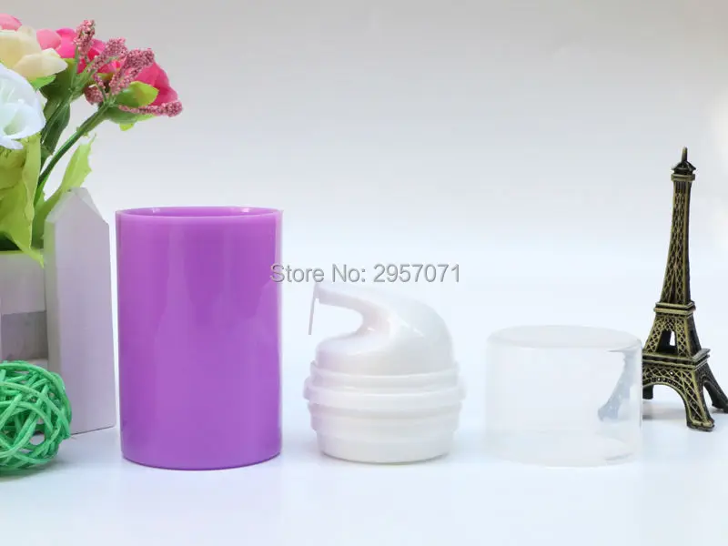 Высокое качество PP 50 мл безвоздушные бутылки Пустой Фиолетовый вакуумный насос