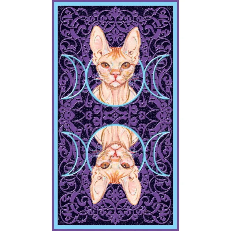 Оригинальная английская для новой версии tarot языческих кошек настольная игра карты Таро 78 шт