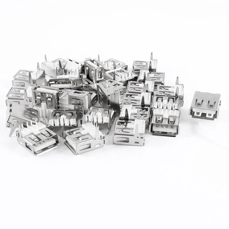 30 шт. usb-разъем типа A 4-контактный разъем DIP 90 градусов | Обустройство дома