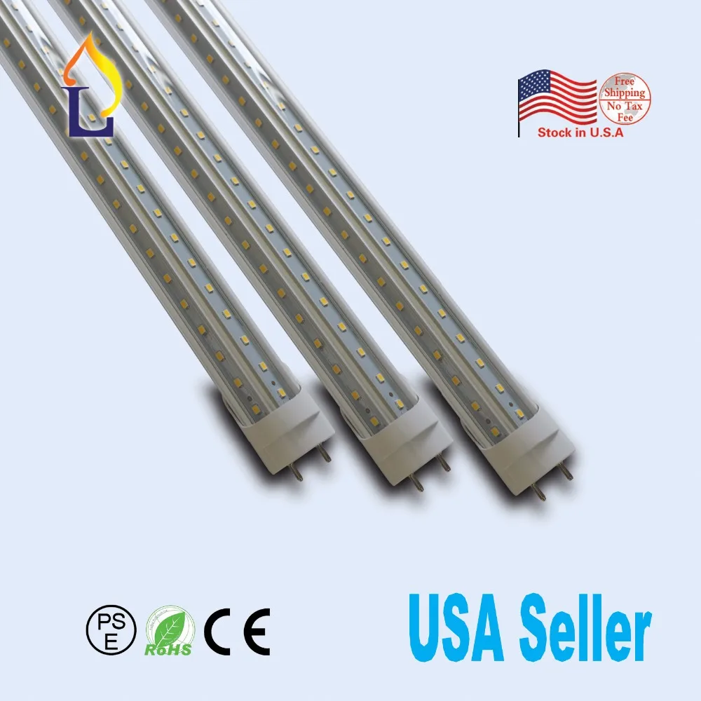 6 шт./лот T8 V форменная трубка свет 6ft 60 Вт G13/Fa8/R17D SMD2835 28LM/led флуоресцентная на замену