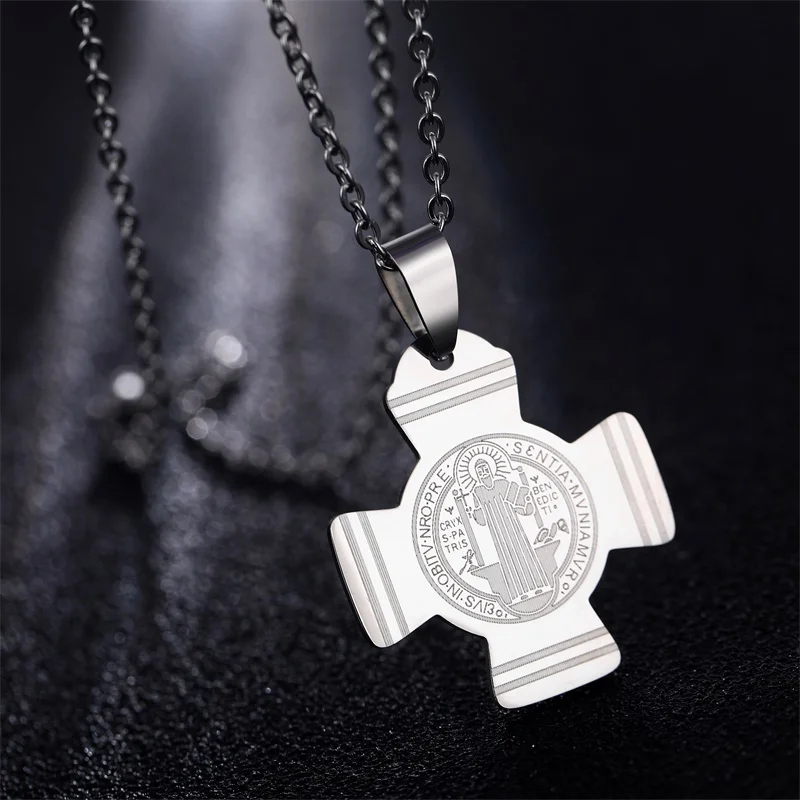 Женское и мужское колье классическое ожерелье из нержавеющей стали с