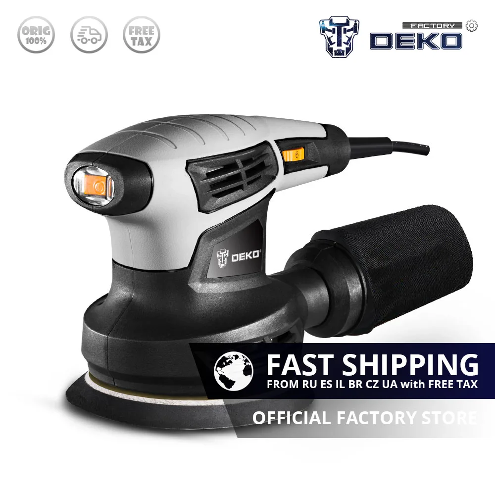 DEKO QD6206 Дом DIY портативный Электрический переменная скорость шлифовальный станок мебель шлифовальный станок для деревообработки