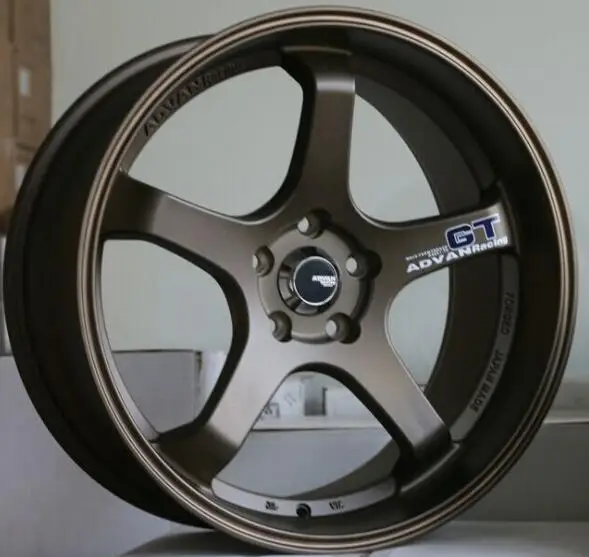 Бронзовая Реплика ADVAN GT 19 дюймов 19x8 5 5x112 5x114 3 5x120 автомобильные колесные диски из