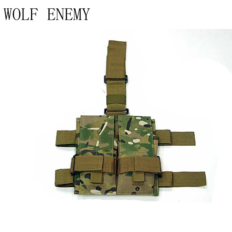 Тактическая Сумка для страйкбола с двумя ножками Molle M4|molle m4|pouch airsoftmagazine pouch double |