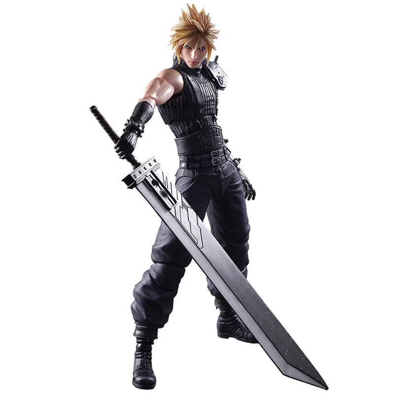 26 см Final Fantasy VII 7 Вариант № 1 фигурка Cloud Strife переменная облачная полоса ПВХ игрушка