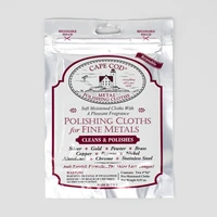 cape cod cleans polishing cloths for fine mtals twin pack for jewelry watch