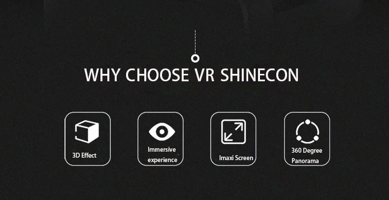 VR Shinecon VI 6th гарнитура виртуальной реальности VR 2,0 3D очки Google Cardboard для 4,7-6,0 дюймового смартфона+ пульт дистанционного управления