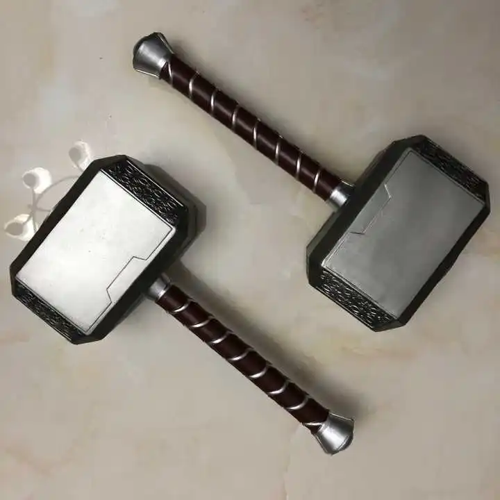 New 2019 Endgame 's Hammers Super hero Cosplay Superhero Weapon PU Props 44 cm 1: 1 Type |