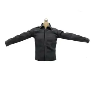 

Collection 1:6 Scale Black Color Men's shirts Clothes Model for 12inch Action Figure toys