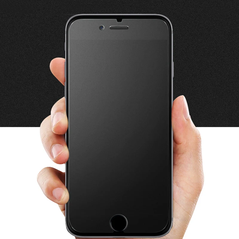 Frosted Tempered Glass For iphone X 7 6 6S Plus Matte Screen Protector For iPhone 5S SE Protective Glass Film Anti-fingerprints