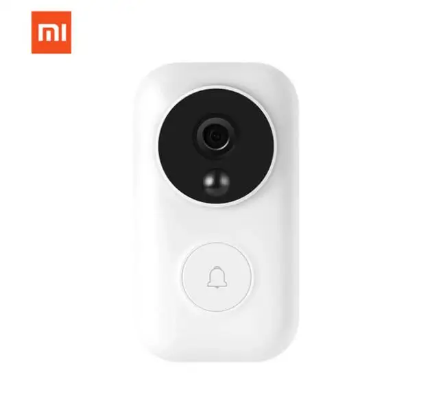 Doorbell Xiaomi AI уход за кожей лица сенсорный экран Bluetooth 5,0 динамик цифровой дисплей Будильник Wi Fi Smart Connection с видео дверные звонки - Цвет: Doorbell