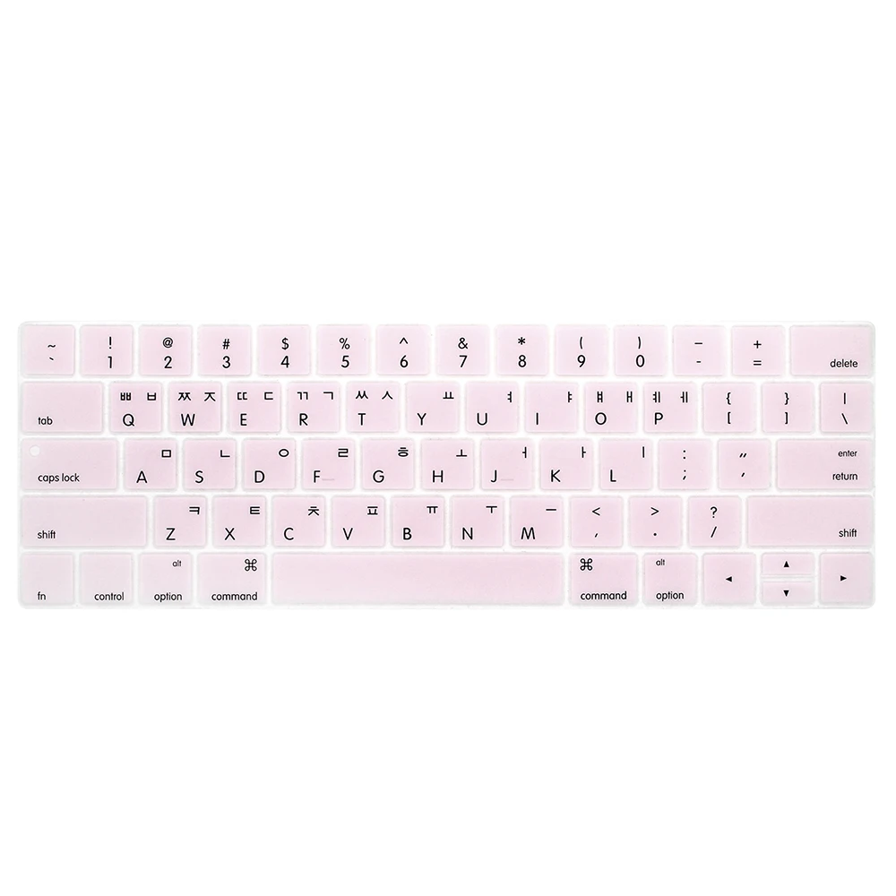 Корейский защитный чехол для клавиатуры MacBook с сенсорной панелью 13 15 A1706 A1707A1989