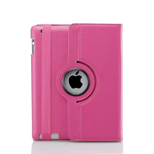 Fashion 13colours Lichee pattern wallet flip leather cover case for ipad 2 3 4 For 50pcs/lot Free shipping | Компьютеры и офис