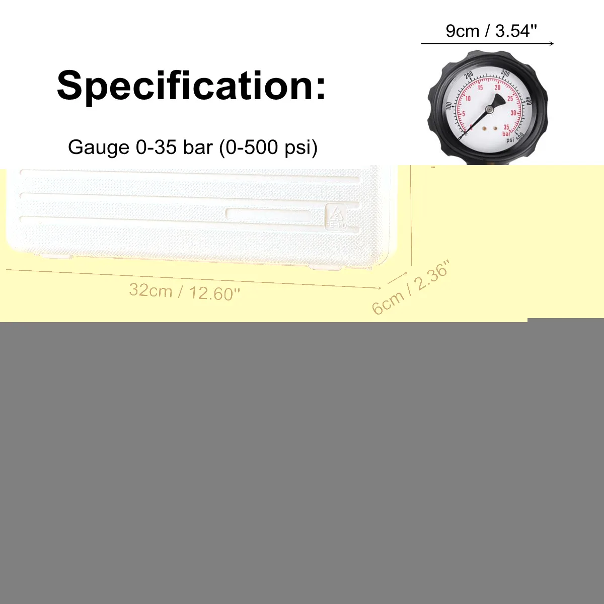 Oil Pressure Meter Test Tool Set Tester Gauge Diesel Petrol Car Garage Accessories Measure Hand Tools Combined Suit Gauge Kits