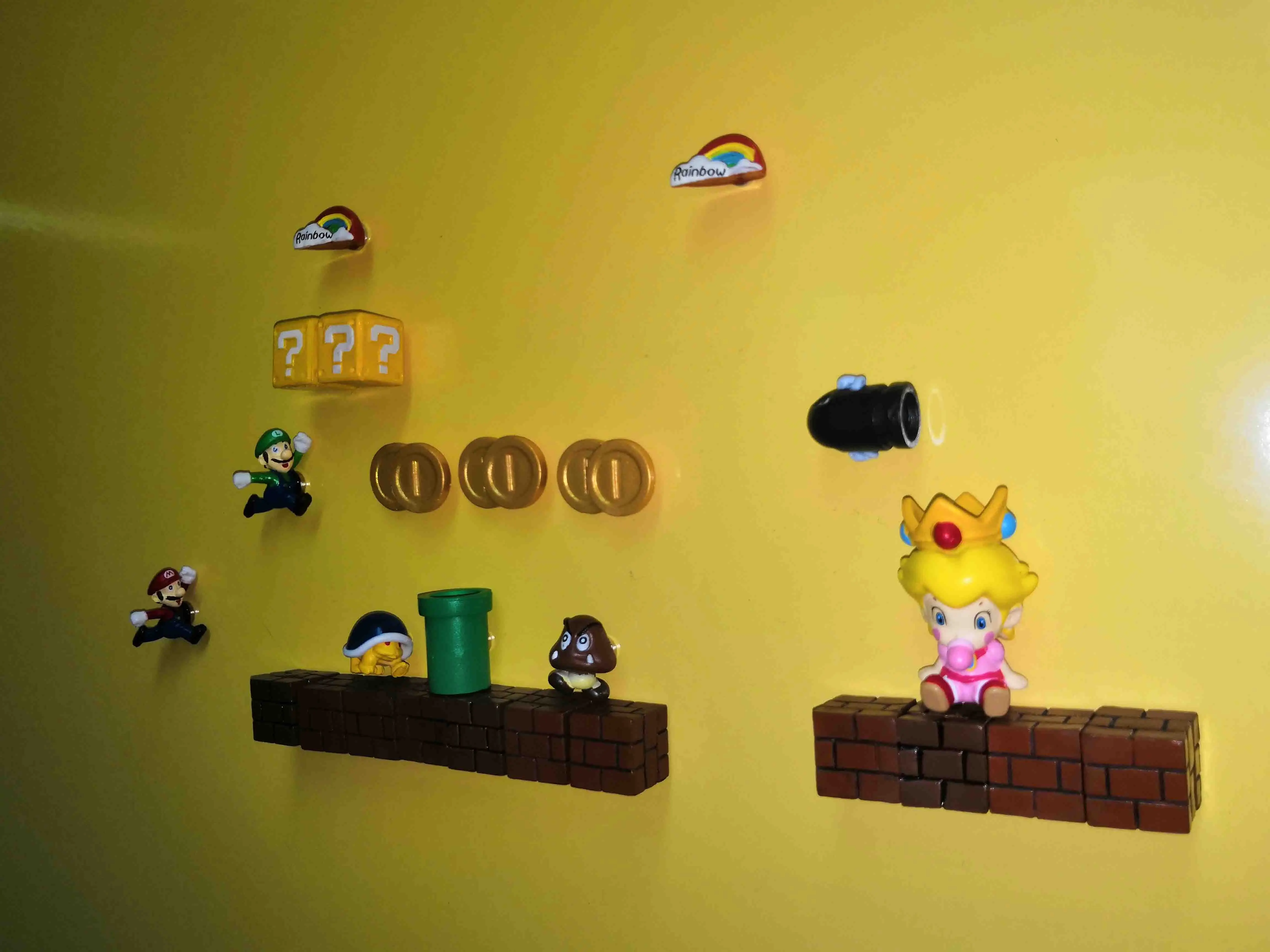 25 Combinations Мульти выбор 3D Super Mario Bros. Принцесса холодильник магниты на холодильник стикер сообщений смешные дети детские игрушки подарок на день рождения - Цвет: 25 Combinations