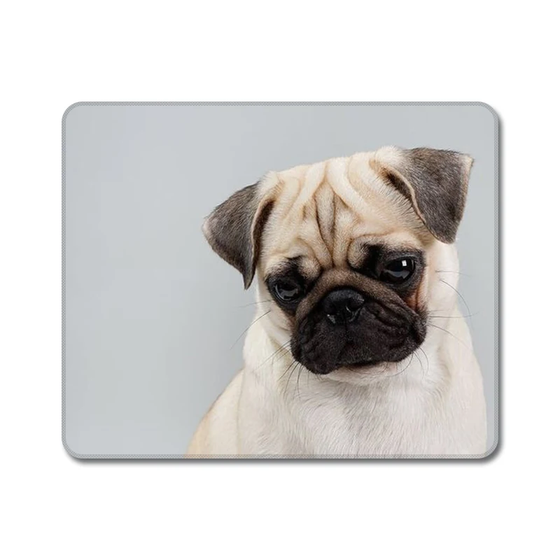 Поп Цвет бульдог Собака милые животные Дети природа резиновый коврик для мыши