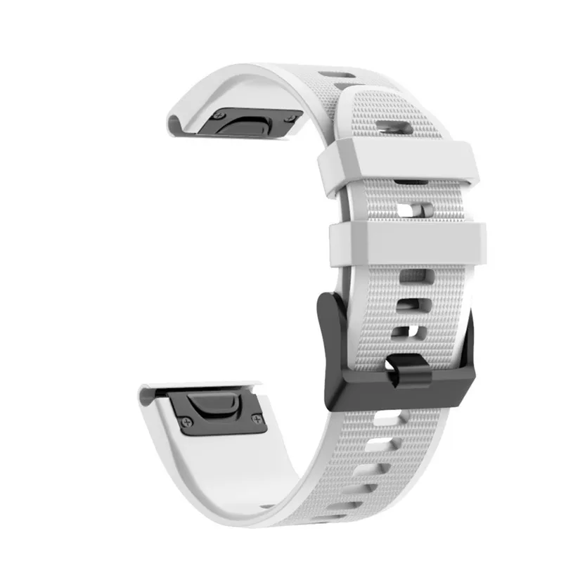 Сменный ремешок для часов быстросъемный силиконовый Garmin Fenix 5X Plus