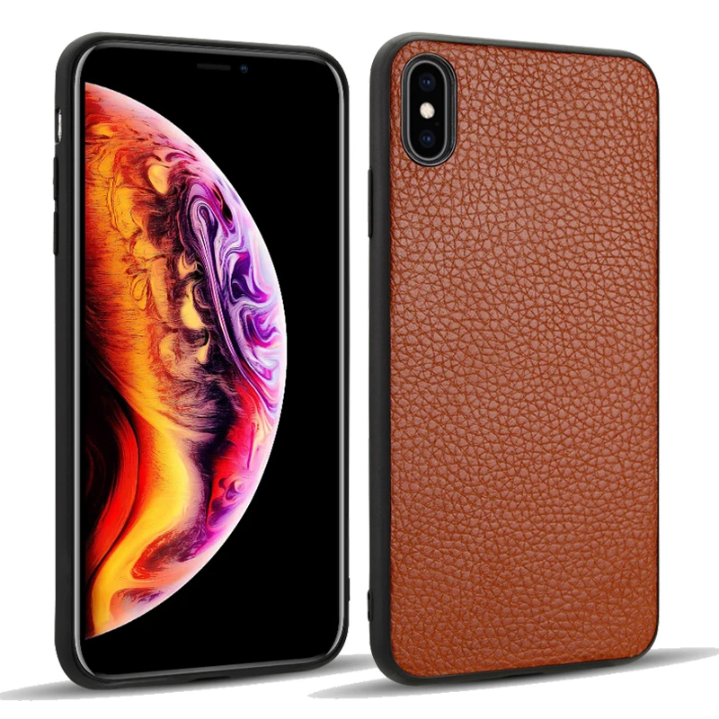 

Чехол из натуральной кожи для Iphone X Xs Max Xr 7 8 Plus