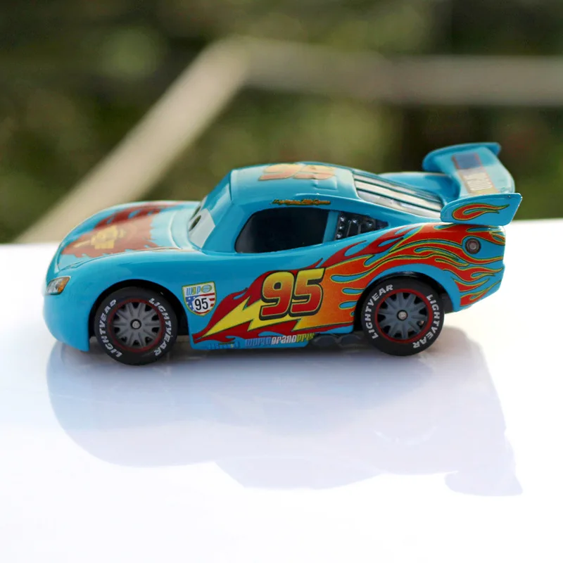 Disney Pixar Cars 2 Jackson Storm No.95 Blue Lightning McQueen 1:55 литая под давлением игрушечная машина из