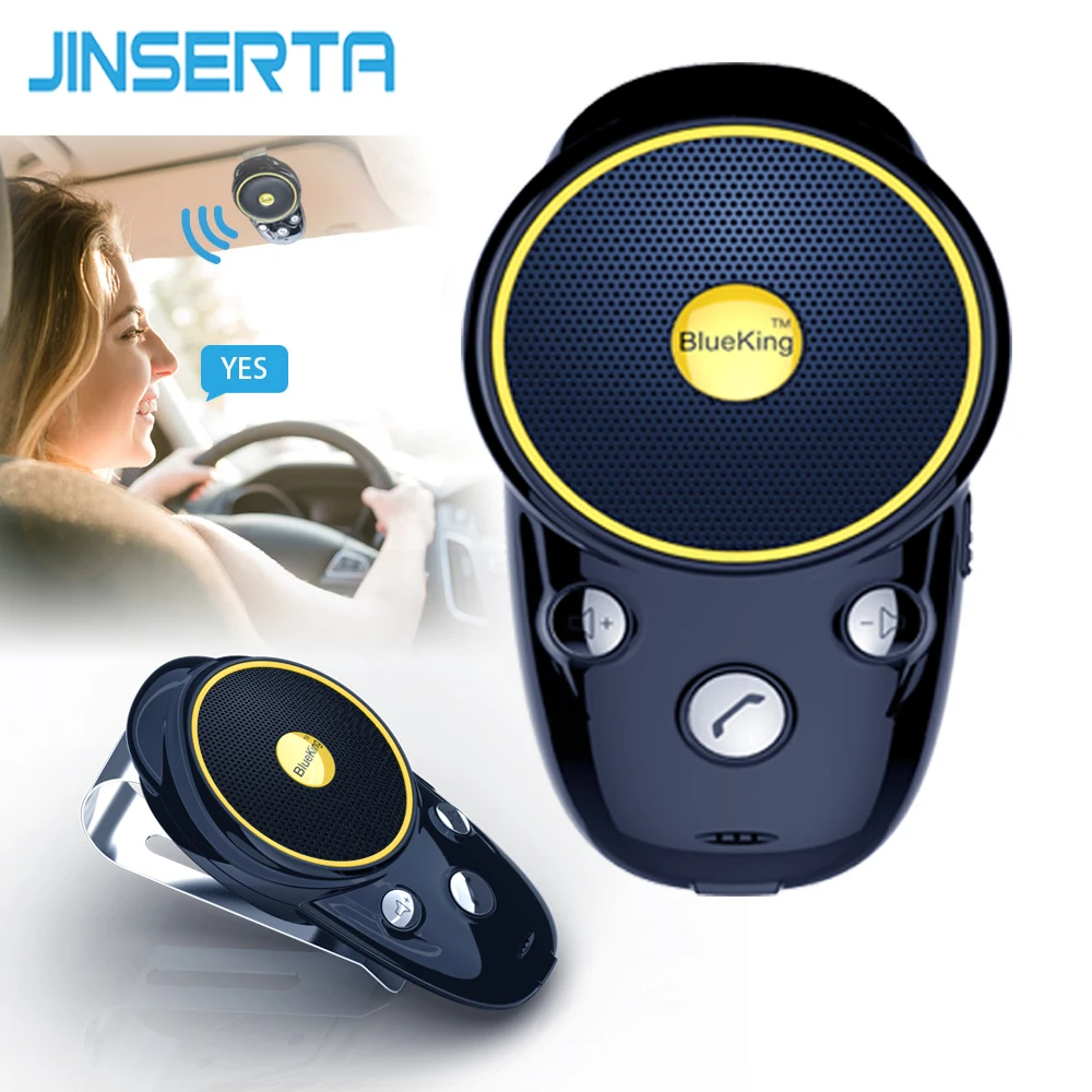 Комплект громкой связи JINSERTA для автомобиля беспроводной Bluetooth динамик MP3
