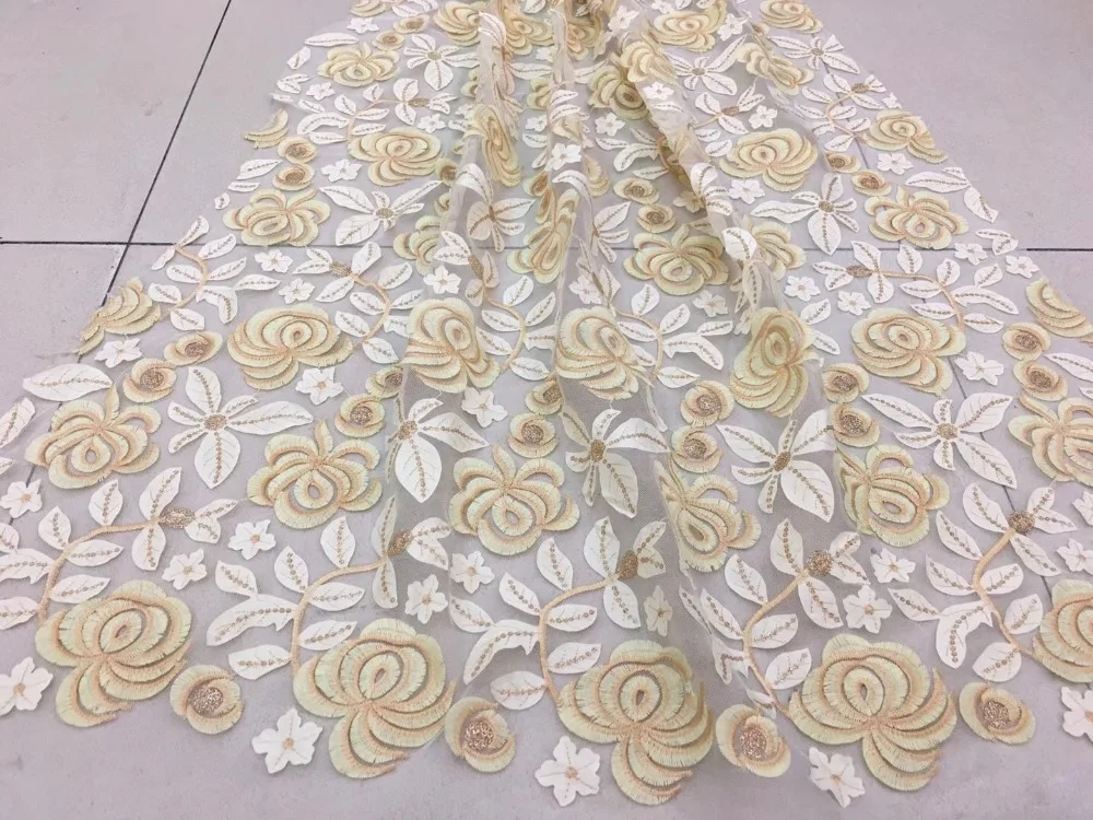 

Beautifical african french net lace fabric african lace fabric 2018 high quality nigerian lace fabrics for wedding CDZ724-7