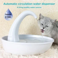 pet cat water dispenser automatic circulation feeding water flowing fountain for cat dog pet dog drinking dispenser water bowl