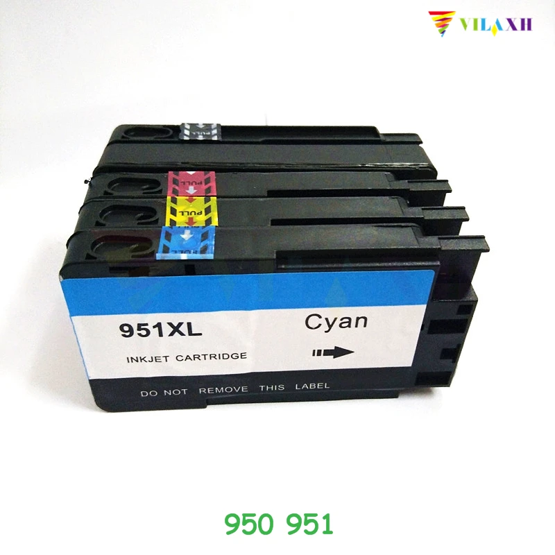 

vilaxh 950xl 951xl Ink Cartridge Replacement For HP 950 951 xl for Officejet Pro 8600 8610 8100 8630 8640 8620 8680 8660 Printer