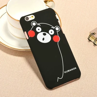Чехол Kumamon с принтом для Apple iPhone 5, 5S, 6, 6 S, 7, 6 Plus, 7 Plus, чехол с 3D рисунком, стильная задняя крышка, чехол - Цвет: Прозрачный