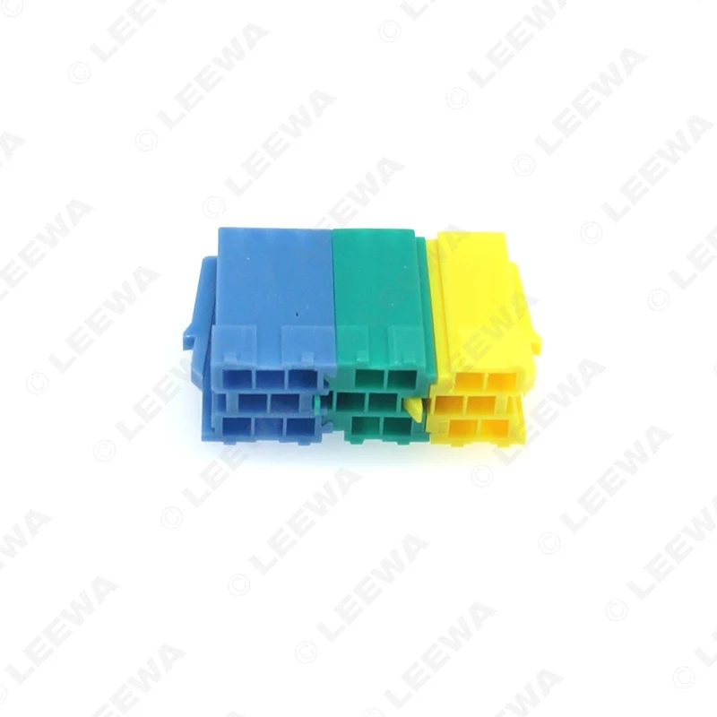 LEEWA 50 набор авто Aux Кабельный соединитель мини ISO клеммные контакты гнездо для