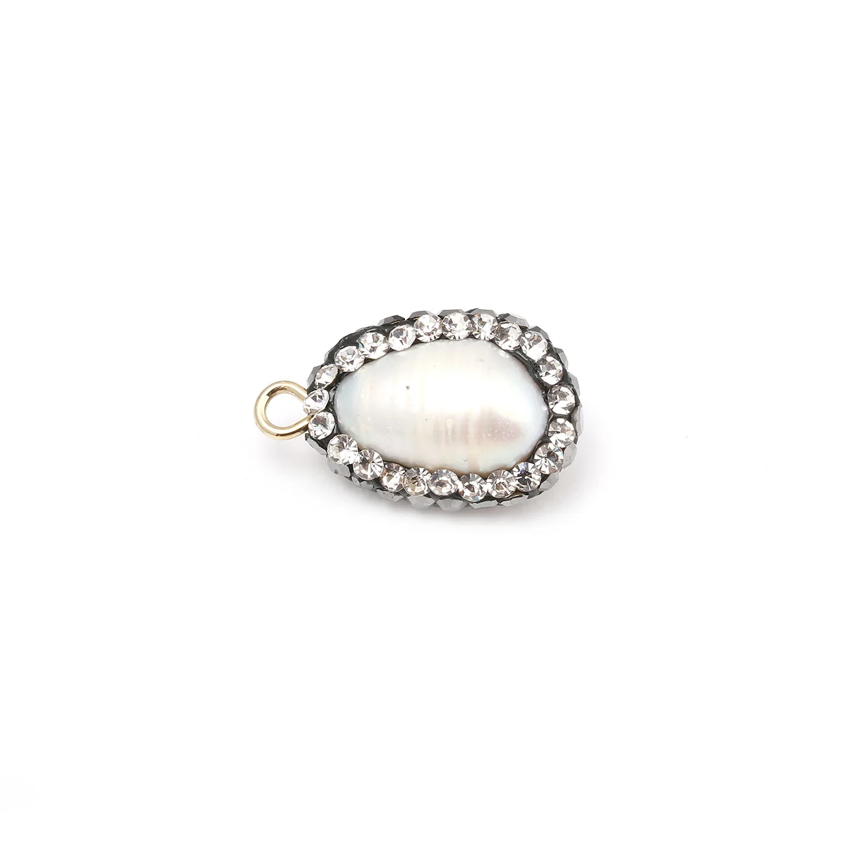 Натуральные Подвески с пресноводным жемчугом с хрустальным necklace ем кулон для самостоятельного изготовления ювелирных изделий Размер колье 12x16mm-12x18mm