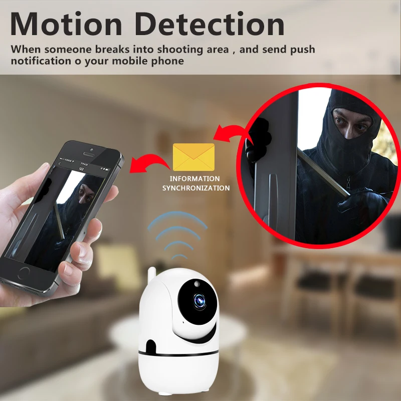 1080P Беспроводная IP камера, облачная Wifi камера, Умная автоматическая камера слежения, безопасность человека дома, CCTV сеть видеонаблюдения