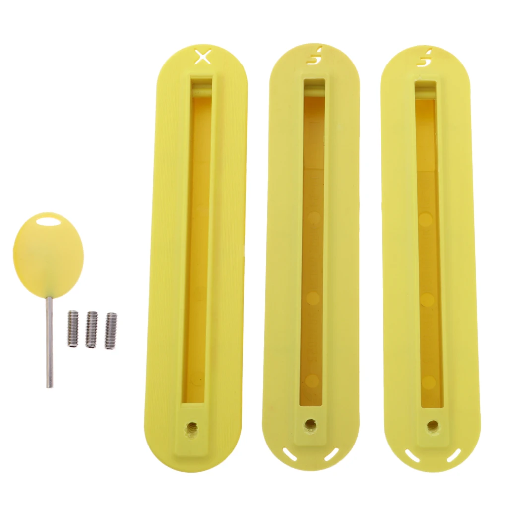 3 шт. будущее Tri плавники коробка серфинга доска для пластиковый штепсель с