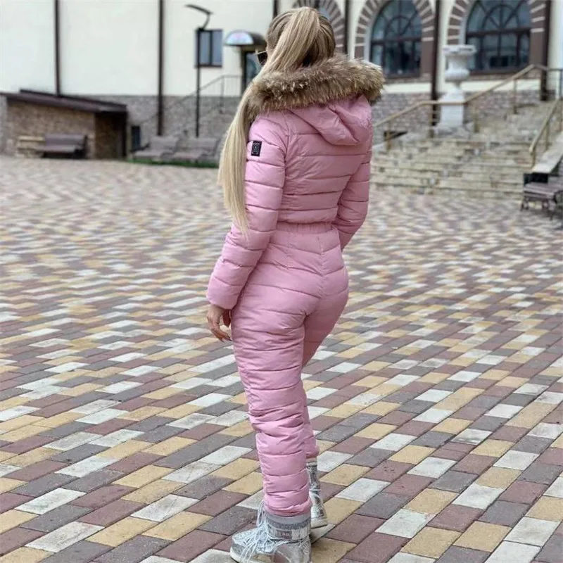 Женские цельнокроеные брюки хлопковый костюм с капюшоном и очень большим