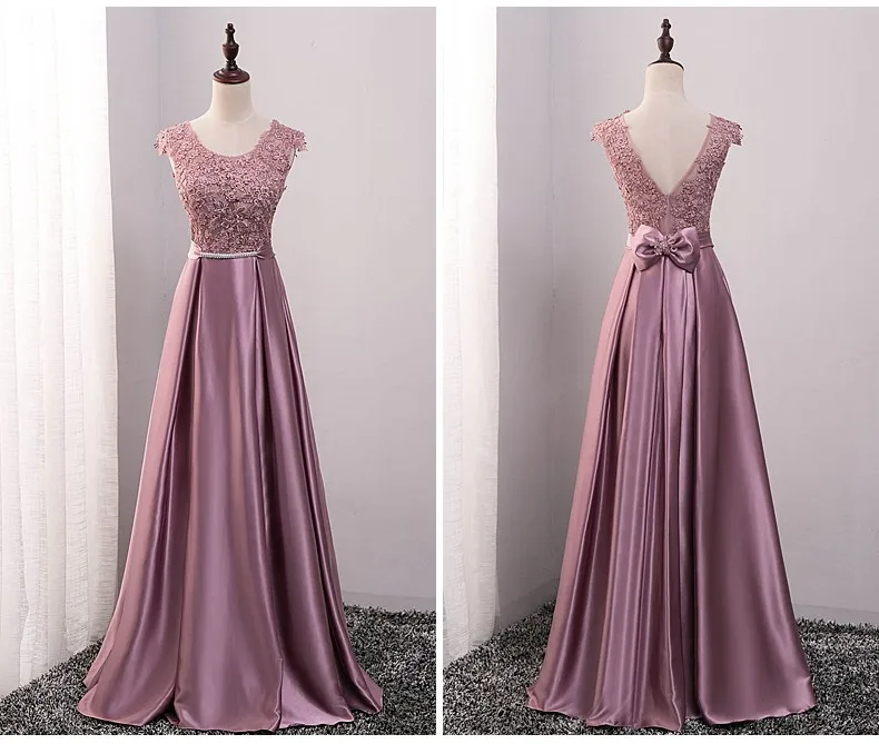 one dress Пикантные прозрачные плюс Размеры платье подружки невесты трапециевидной формы длиной до пола длинное торжественное платье подружки невесты акционной цене SW001 - Цвет: one dress