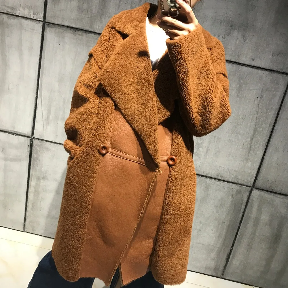 Женская замшевая кожаная шуба|coat women|coats coatscoat ladies |