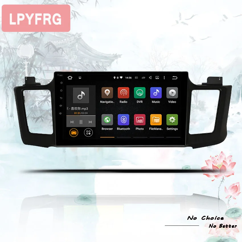2 Din 4G+ 64G Android 9,0 автомобильный Dvd для Toyota Rav4 Авто Радио Стерео Gps навигация с рулевым колесом головное устройство