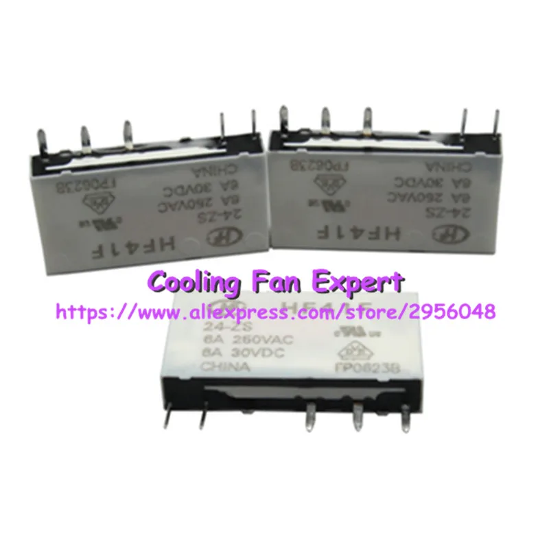 10 шт./лот HF41F 24 ZS Горячая новинка HF41F24ZS 24VDC DC24V 24V Реле DIP5|Запасные части| |