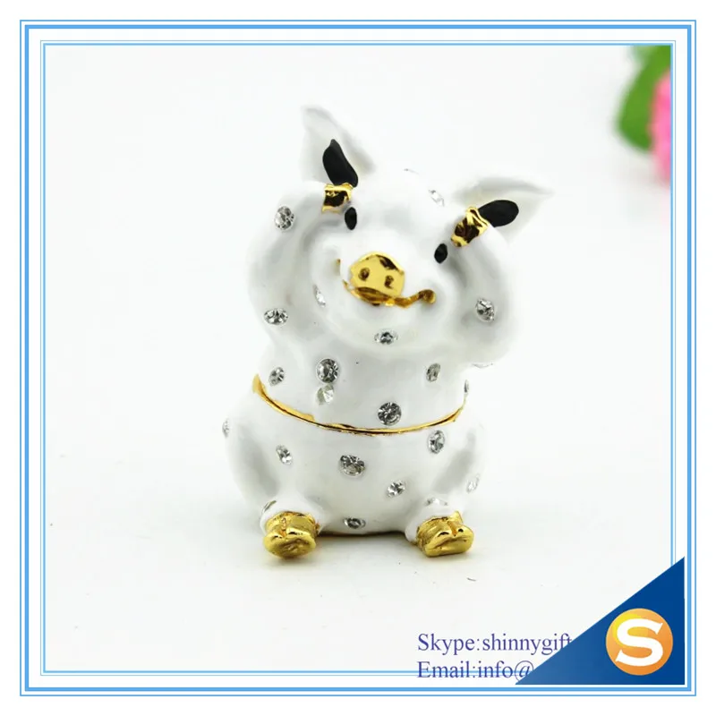 Оптовые продажи милый поросенок в форме китайской фабрики кокет box_jewelry box для