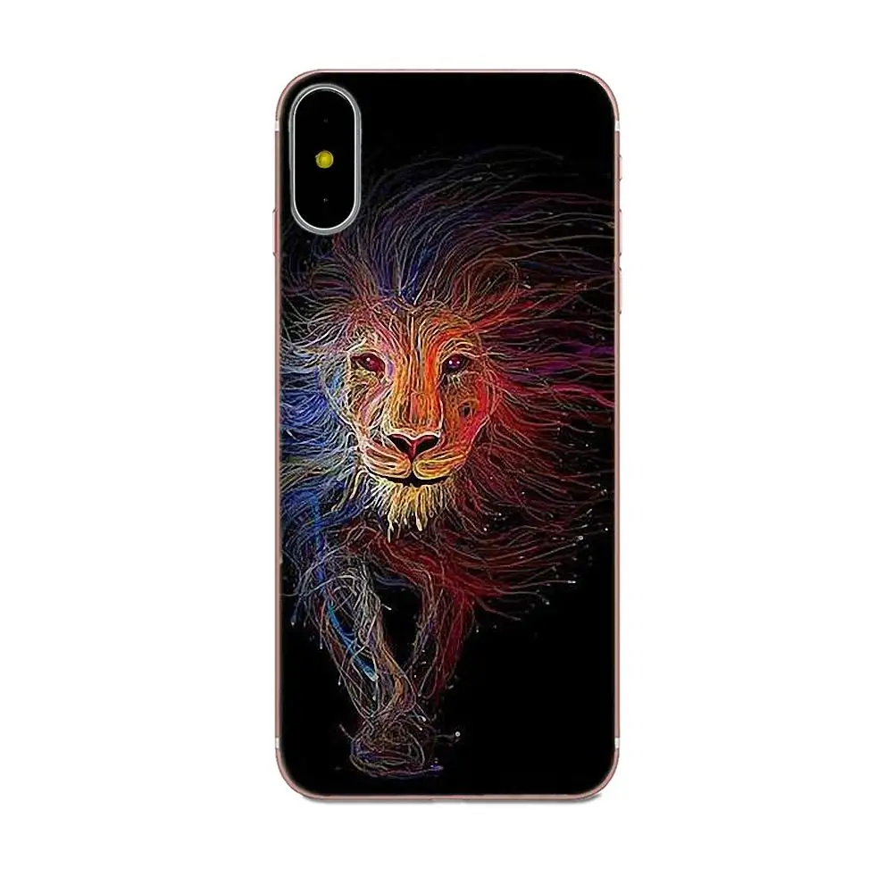 Cartoon Lion King For Apple iPhone X XS Max XR 4 4S 5 5C 5S SE 6 6S 7 8 Plus Cute Phone Cases | Мобильные телефоны и
