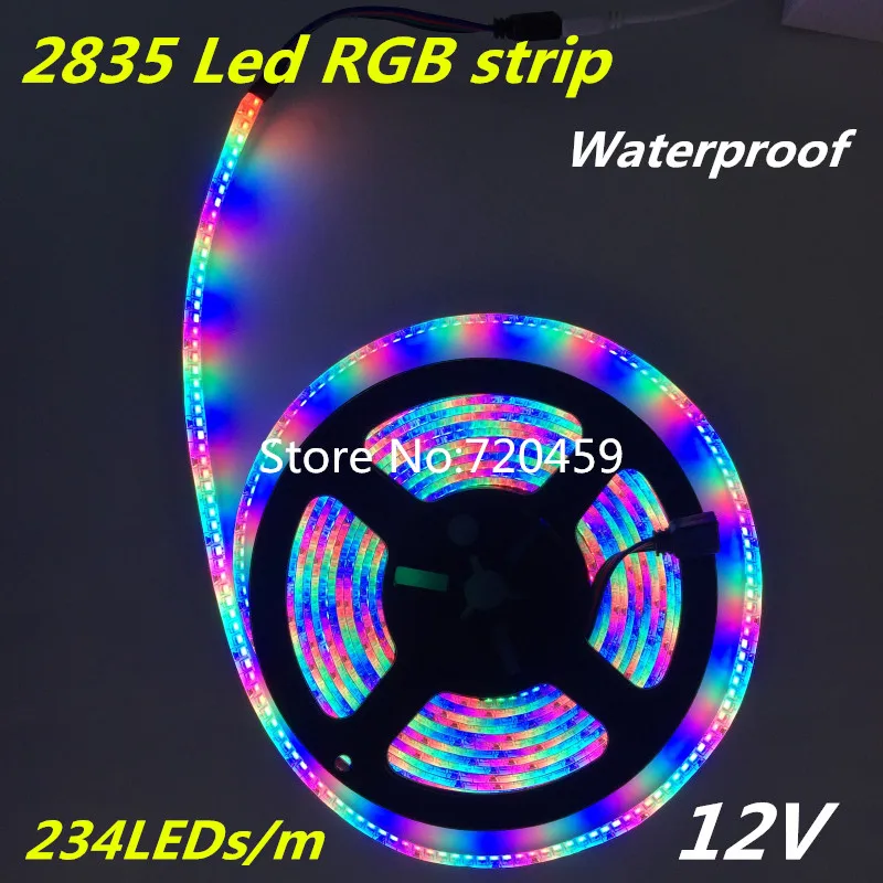 Новинка Светодиодная лента RGB 12 В 2835 высокая яркость 234 7 цветов аллохизма с